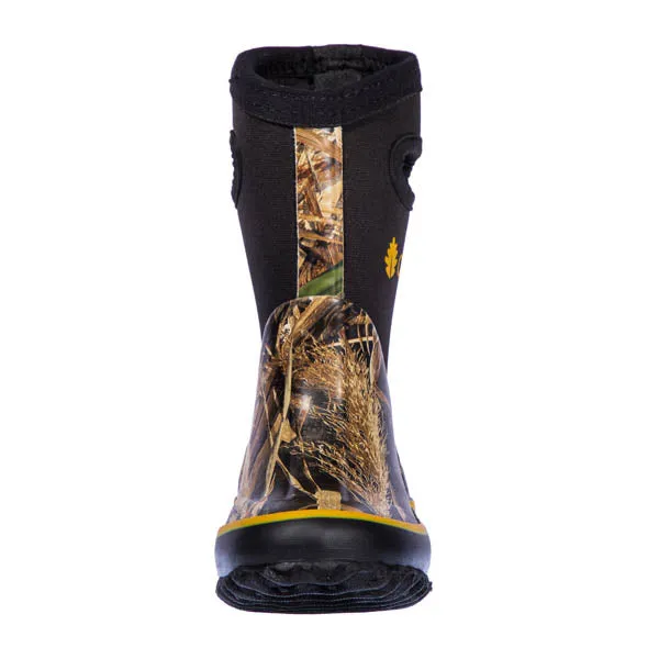 Oakiwear Kids Neoprene Rain Snow Boots, Realtree MAX-5® Camo Thick 7mm