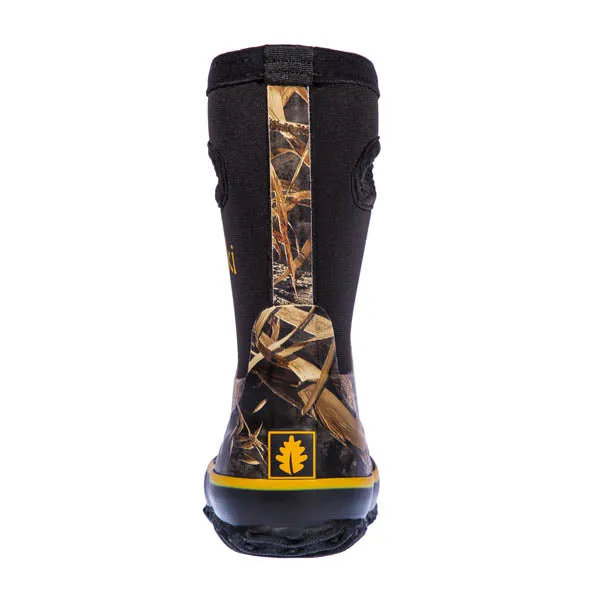 Oakiwear Kids Neoprene Rain Snow Boots, Realtree MAX-5® Camo Thick 7mm