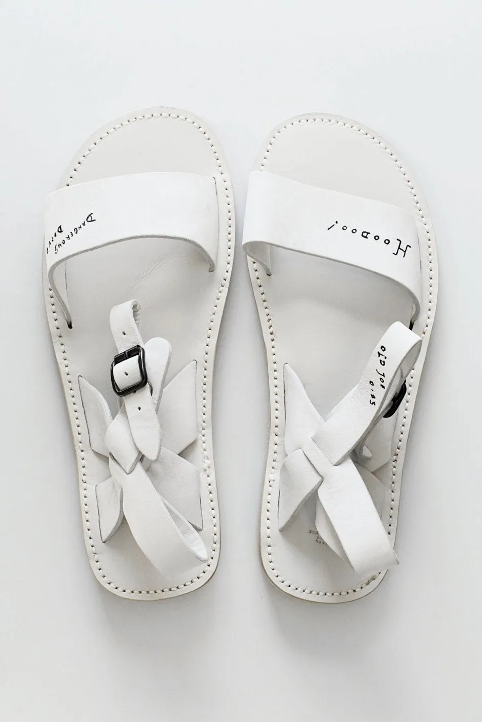 OLD JOE ★★★ EXCLUSIVE - DESERT LEATHER SANDALS - ECRU - US8H #3