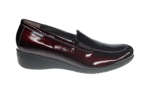 'Olivia' women's loafer - Red patent