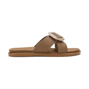 OluKai Women's La`i Slide Sandals - Tan
