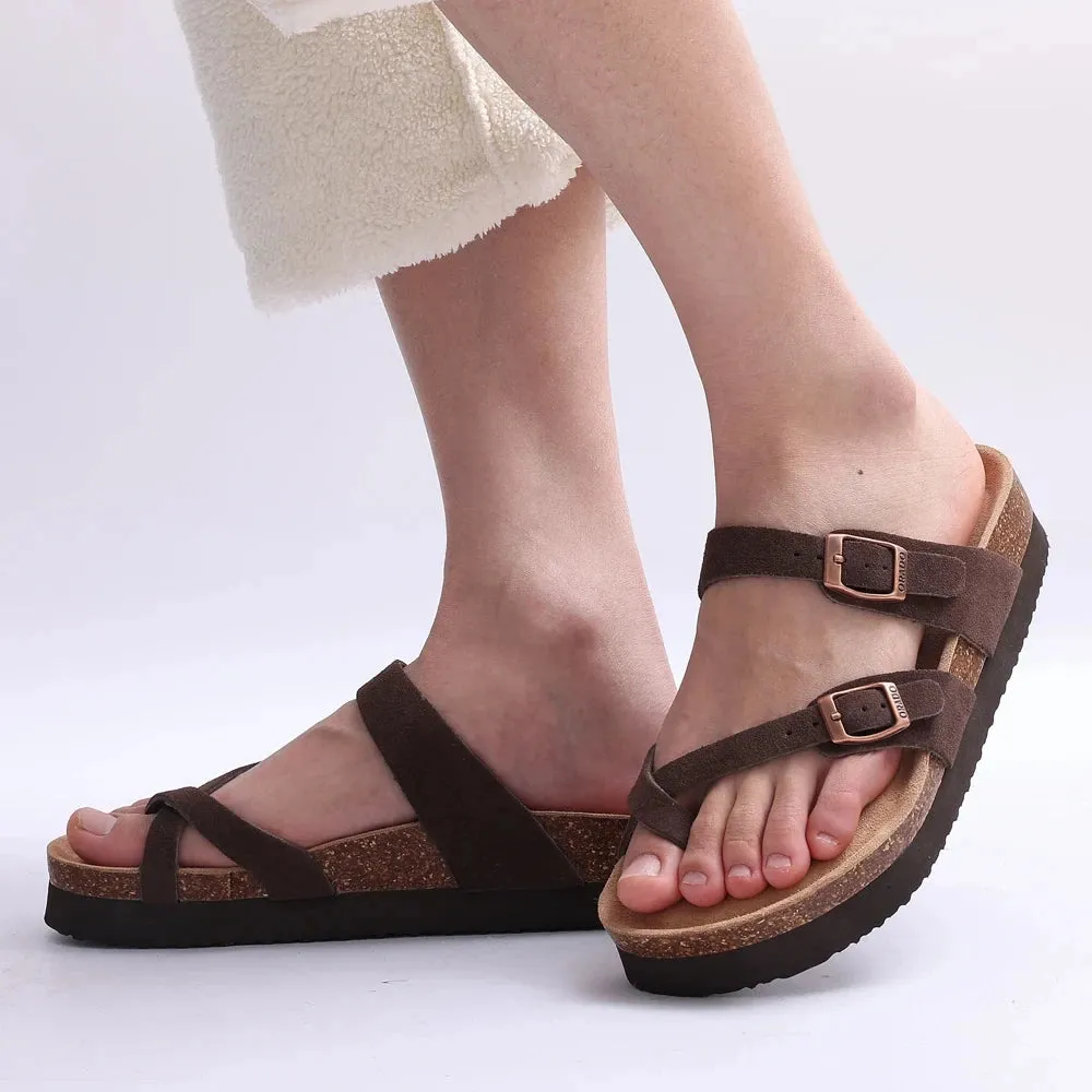 ORADOS - Suede Slide Sandals