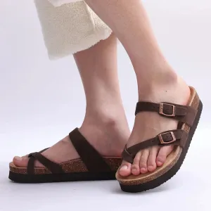 ORADOS - Suede Slide Sandals
