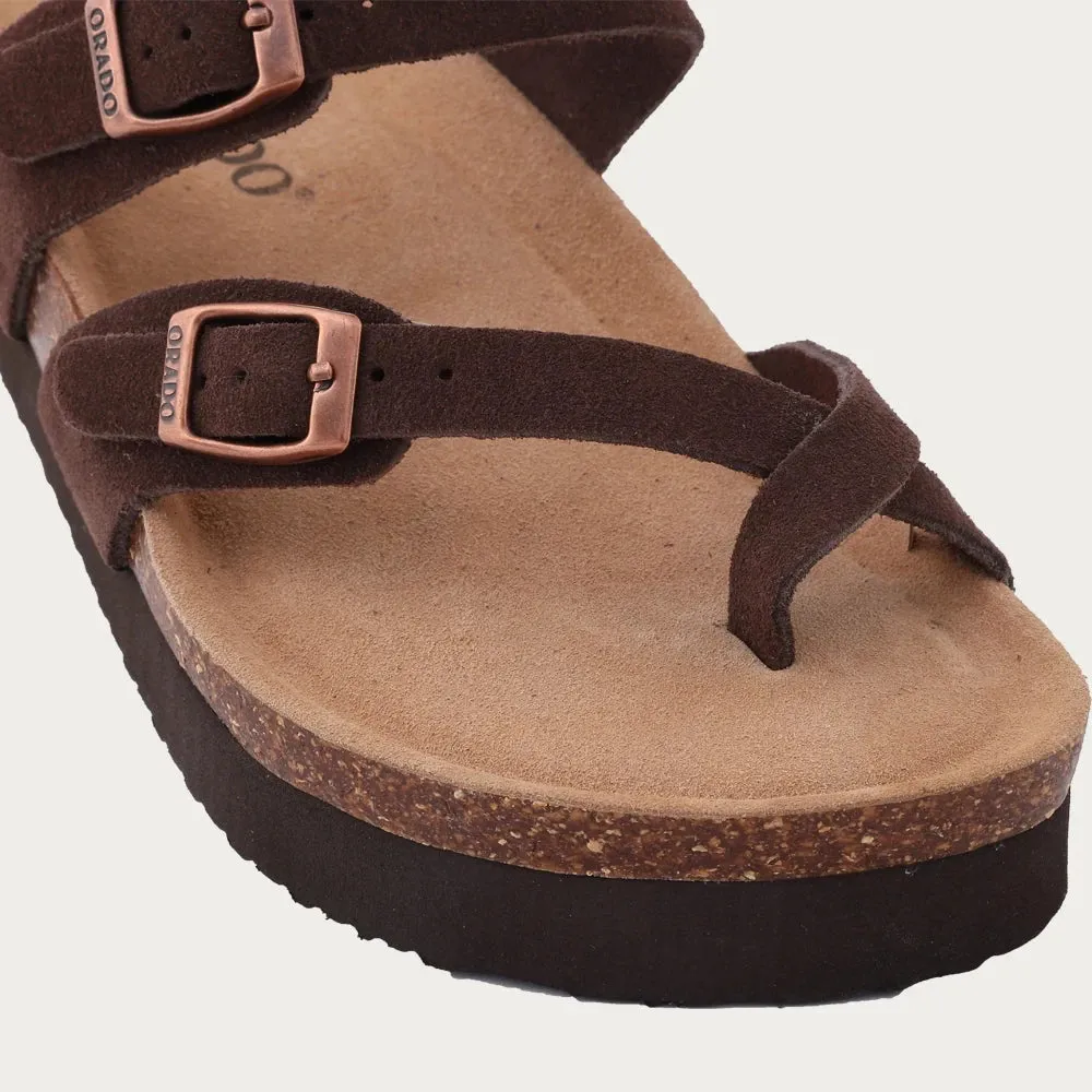 ORADOS - Suede Slide Sandals