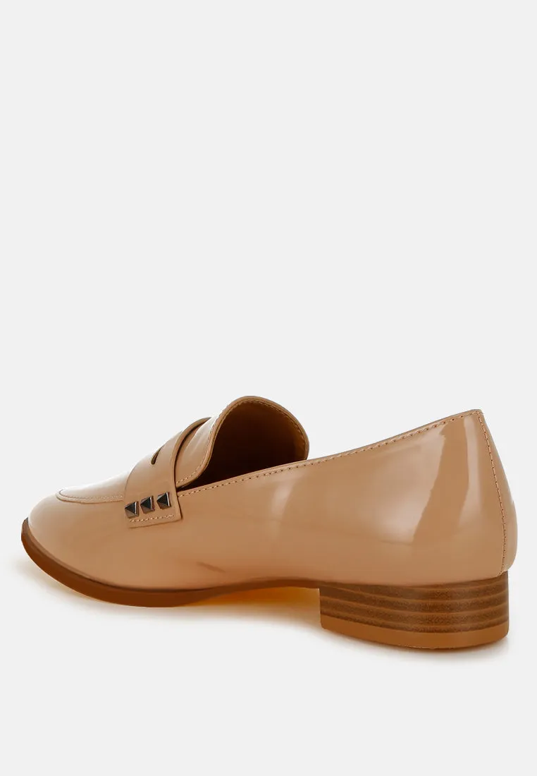 Patent Pleather Penny Loafers By Ruw