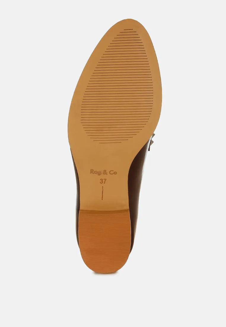 Patent Pleather Penny Loafers By Ruw