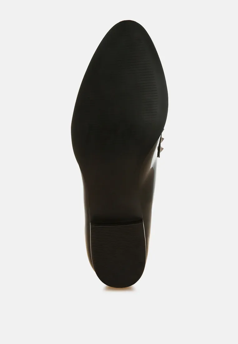 Patent Pleather Penny Loafers By Ruw