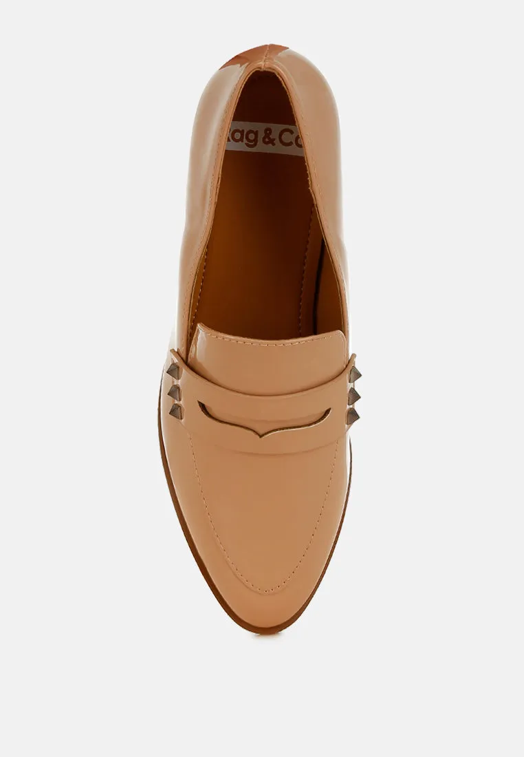 Patent Pleather Penny Loafers By Ruw