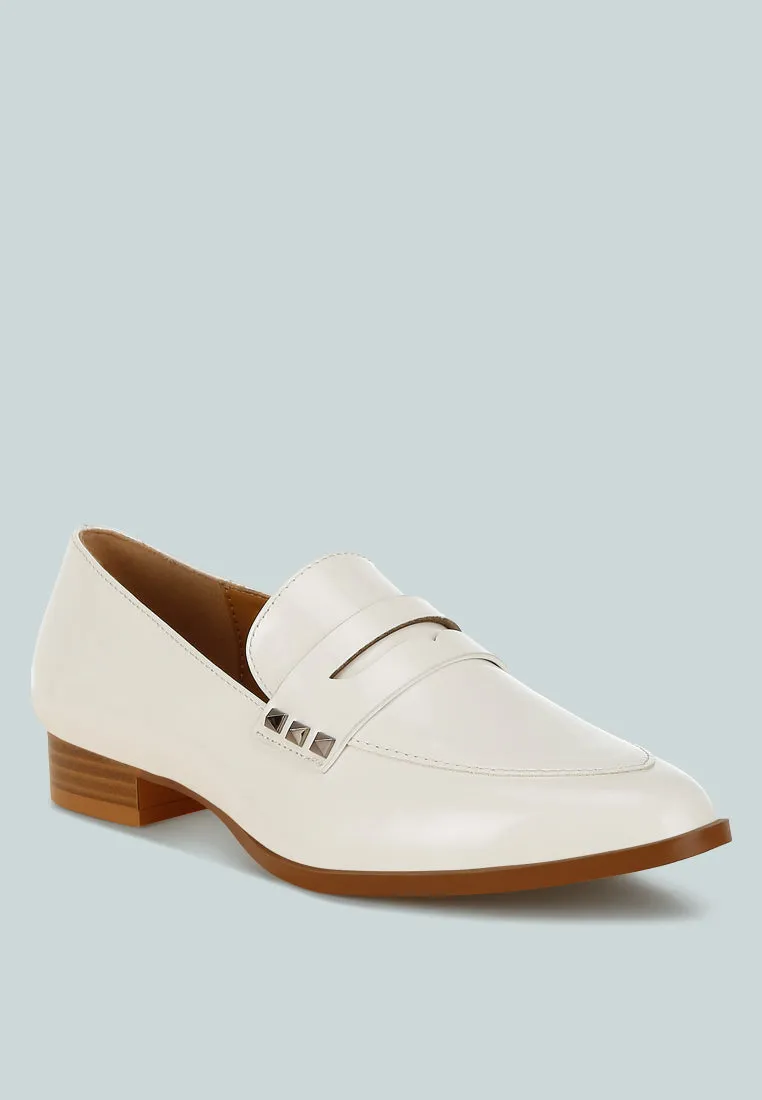 Patent Pleather Penny Loafers By Ruw