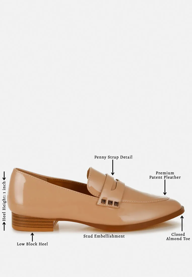Patent Pleather Penny Loafers By Ruw
