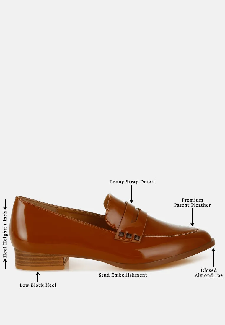 Patent Pleather Penny Loafers By Ruw
