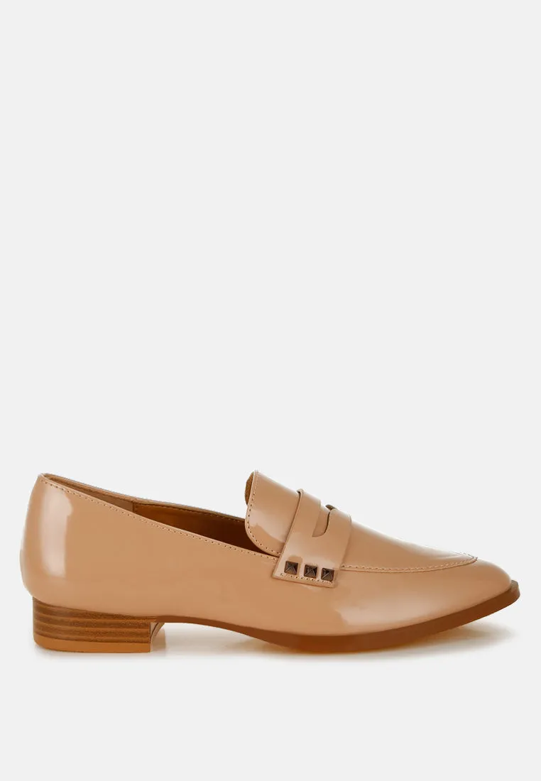 Patent Pleather Penny Loafers By Ruw