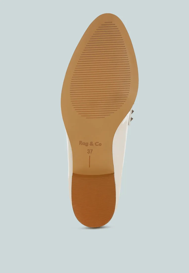Patent Pleather Penny Loafers By Ruw