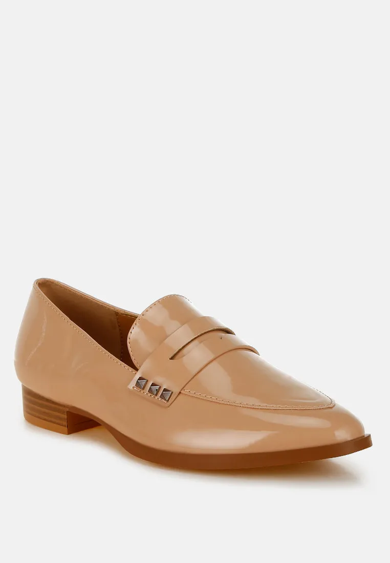 Patent Pleather Penny Loafers By Ruw