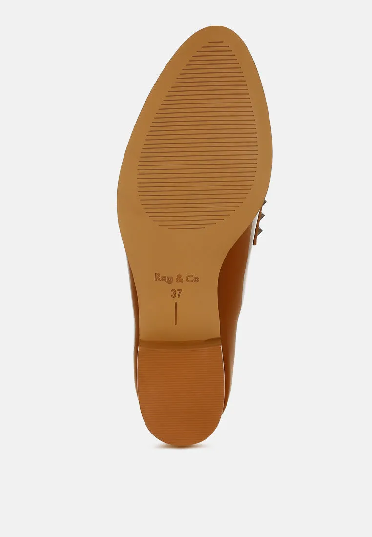 Patent Pleather Penny Loafers By Ruw