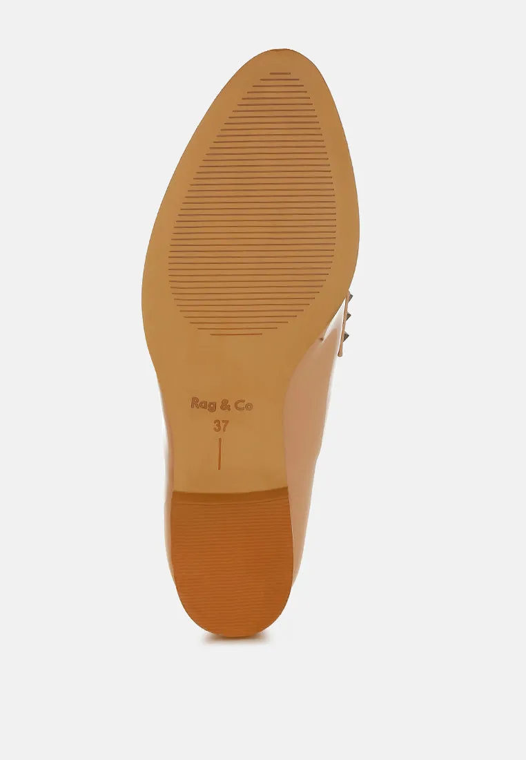 Patent Pleather Penny Loafers By Ruw