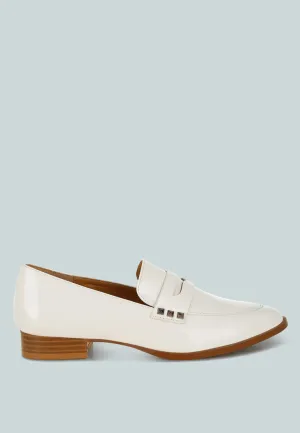 Patent Pleather Penny Loafers By Ruw