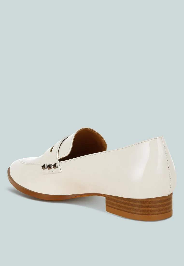 Patent Pleather Penny Loafers By Ruw
