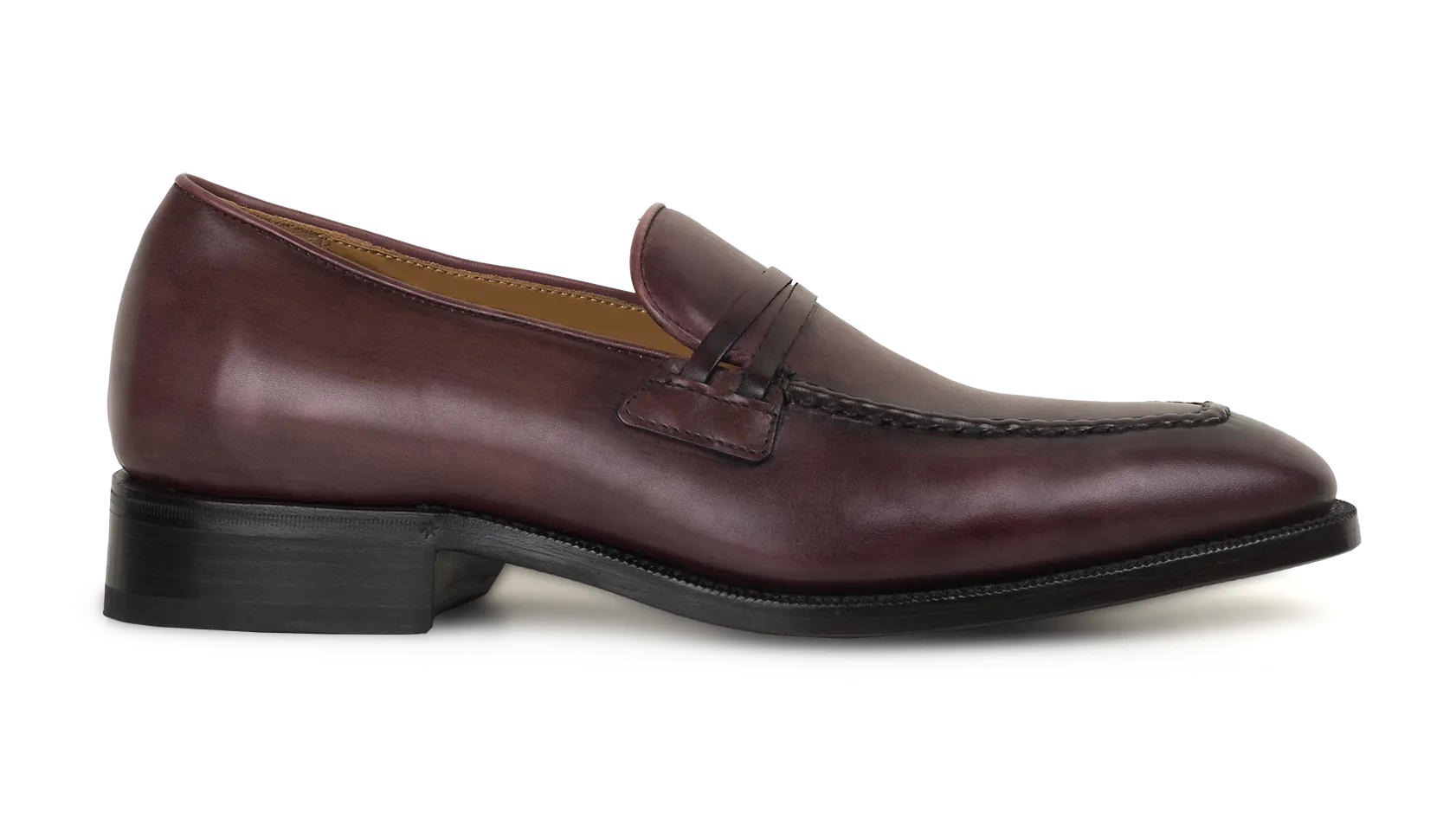 Penny Loafer 043 Wine  - Goodyear welted