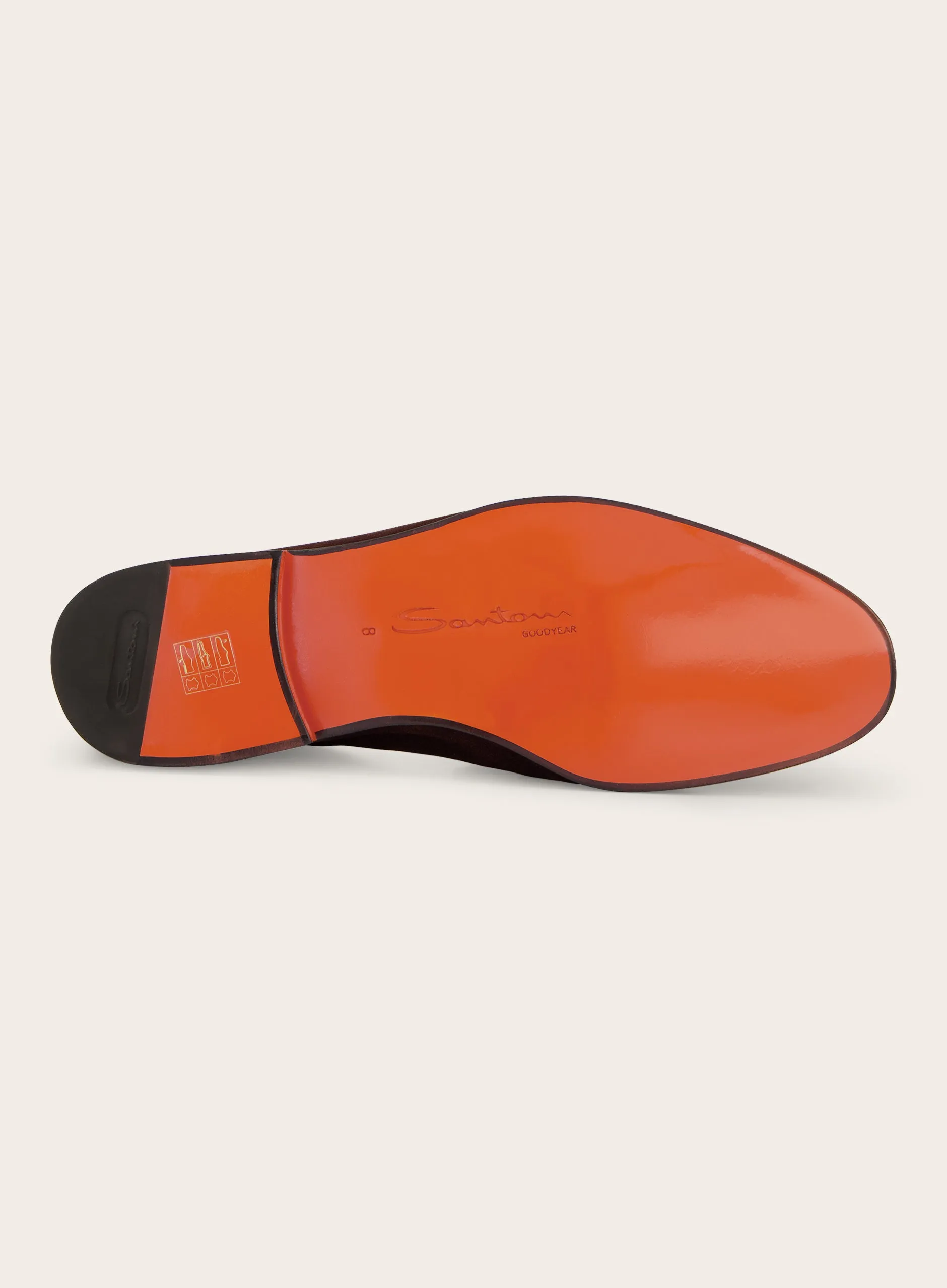 Penny loafers van suède