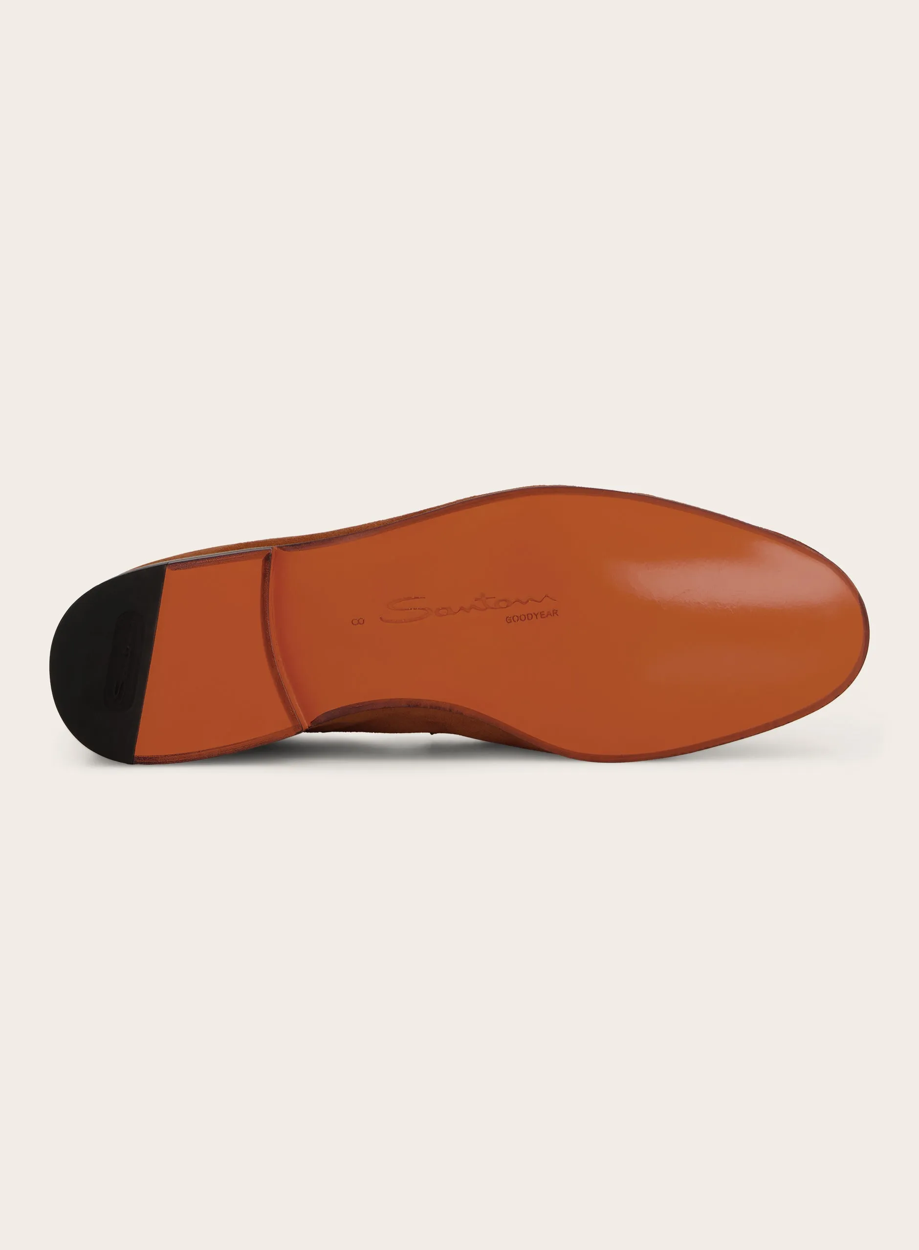 Penny loafers van suède