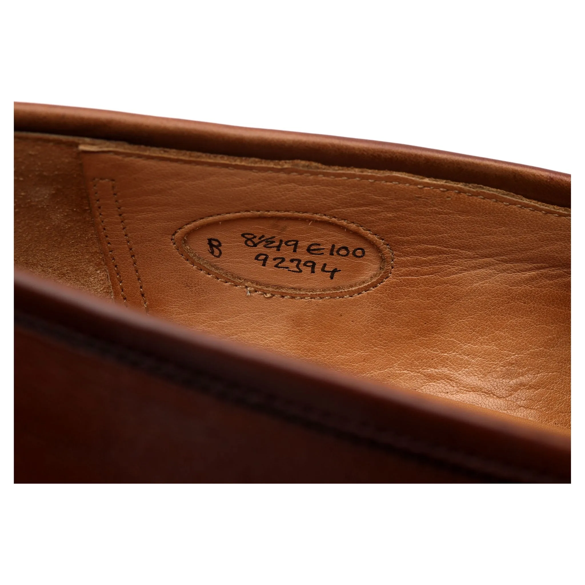 'Pimlico' Brown Leather Loafers UK 8.5 E