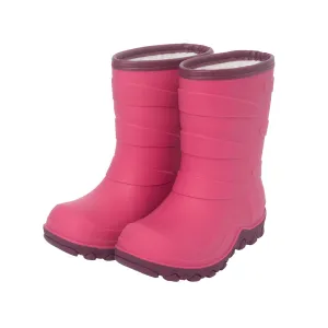 Pink Insulated Winter Kids Rain Boots
