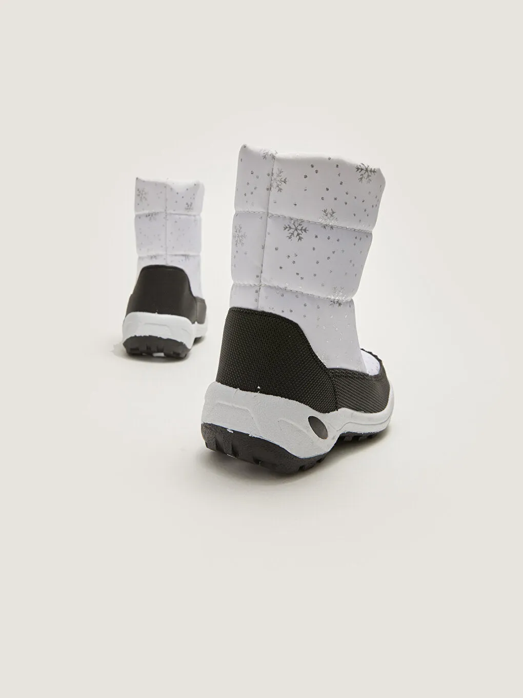 Printed Zippered Girl's Snow Boots
