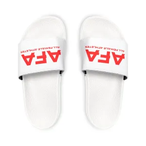 Red All Female Athletes Women's PU Slide Sandals