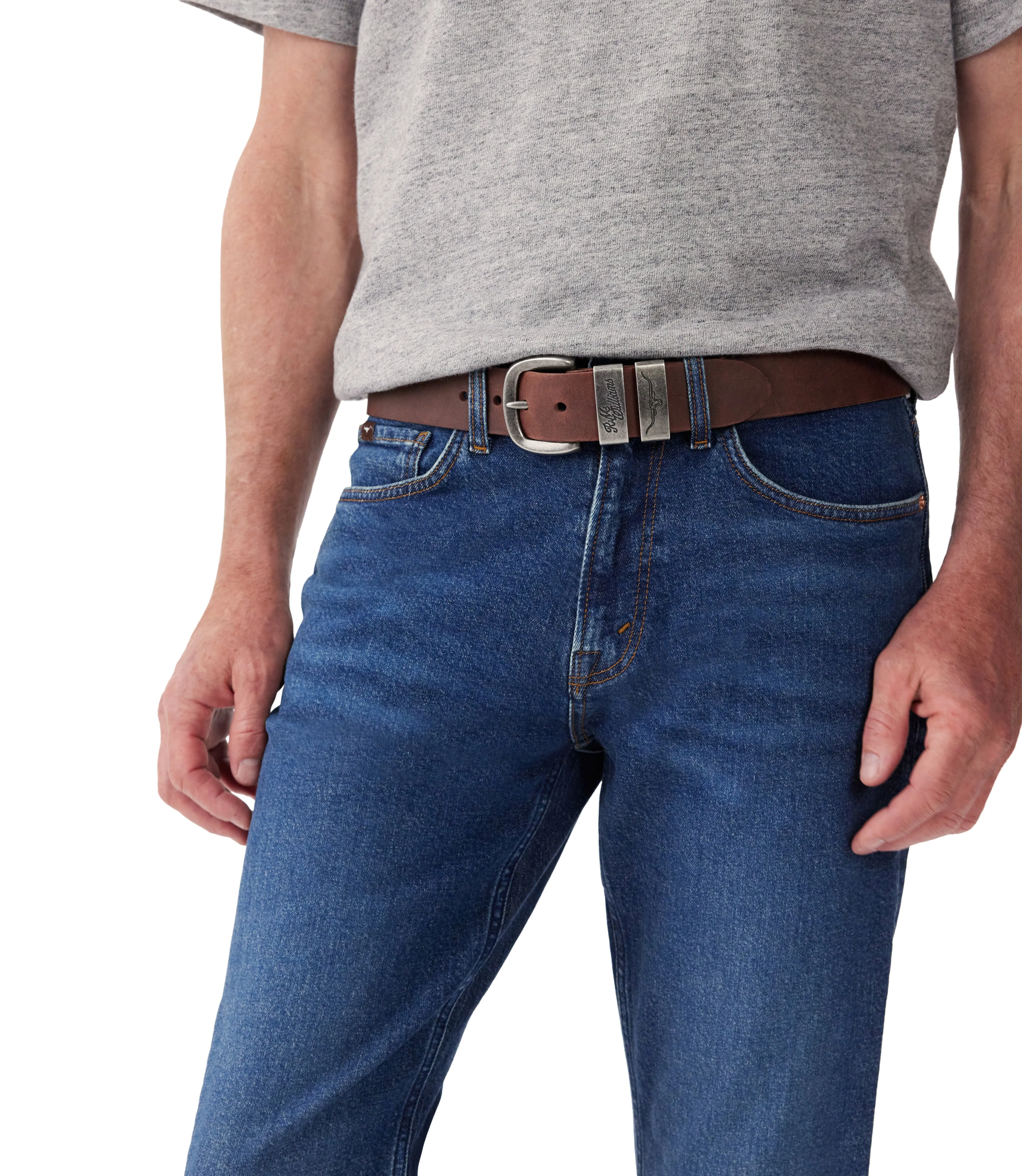 R.M. Williams Drover Belt - Bark
