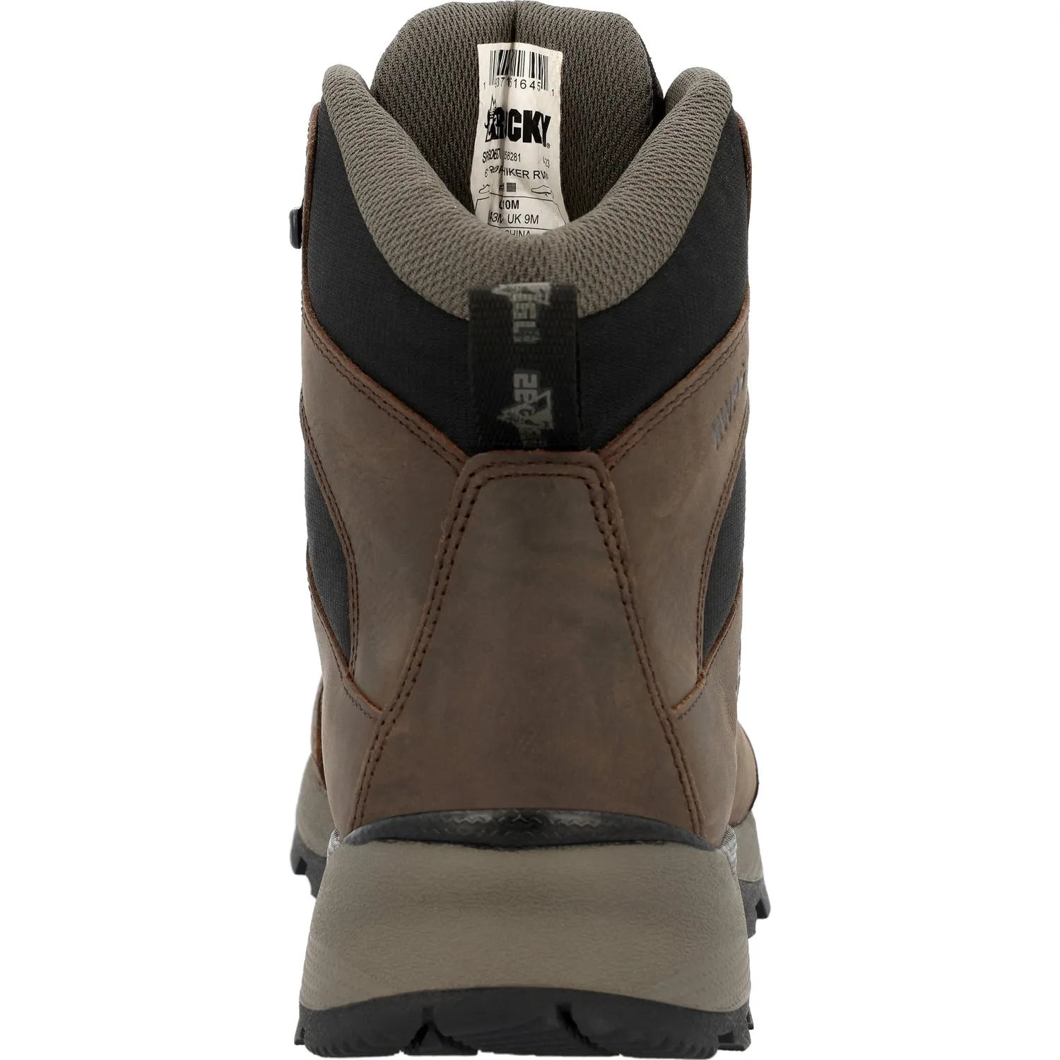 Rocky Mens Trophy Series WP Brown Leather Hiking Boots 12 M