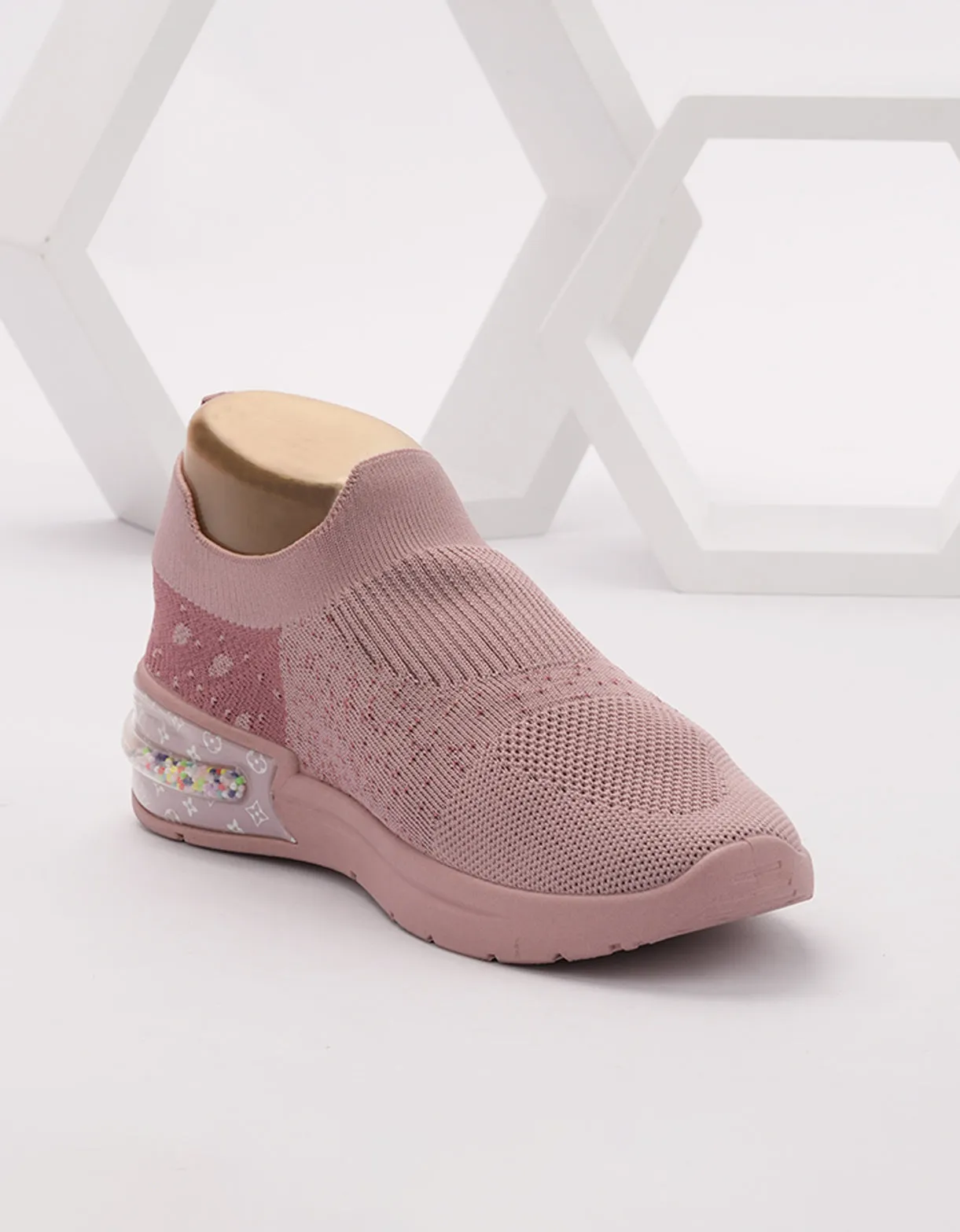 Rosette Glint Slip-On Sneakers