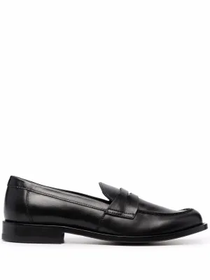 Scarosso Harper leather penny loafers