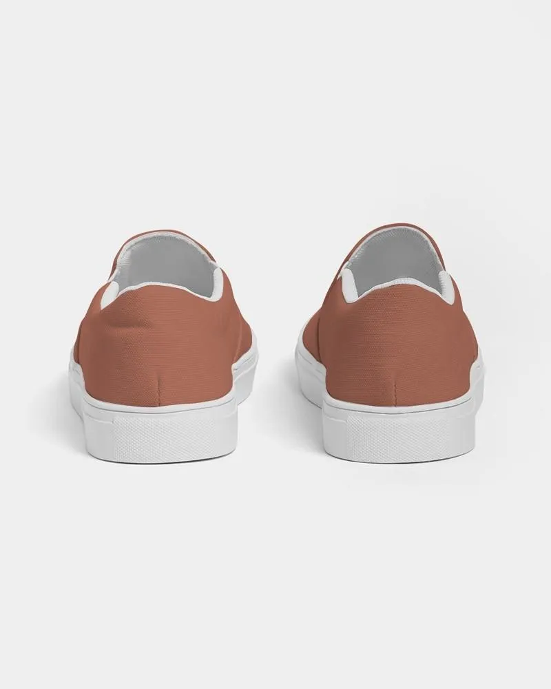Shaded Pastel Red Slip-On Canvas Sneakers | Men's | C0M60Y60K30