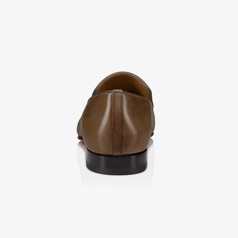 Slip On Brown Loafers Calf Leather