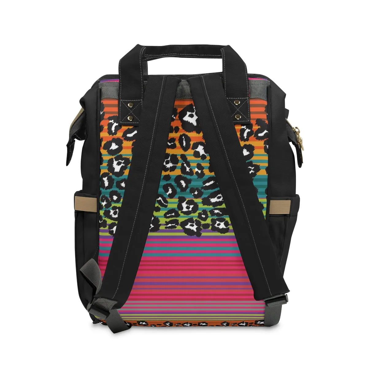 Snow Leopard Serape Top Hand All-Around Bag