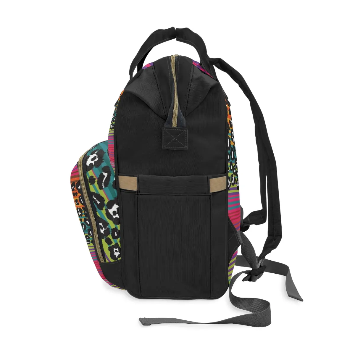 Snow Leopard Serape Top Hand All-Around Bag