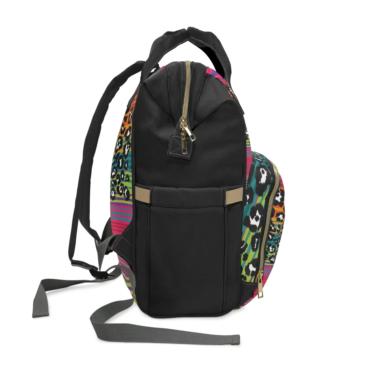 Snow Leopard Serape Top Hand All-Around Bag