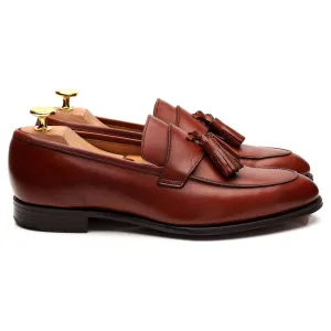 'Sophie 2' Tan Brown Leather Tassel Loafers UK 6 C