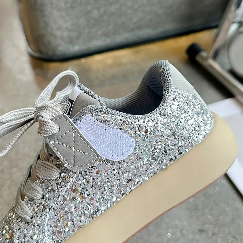 StarSequin Kids Lace-Up Running Sneakers