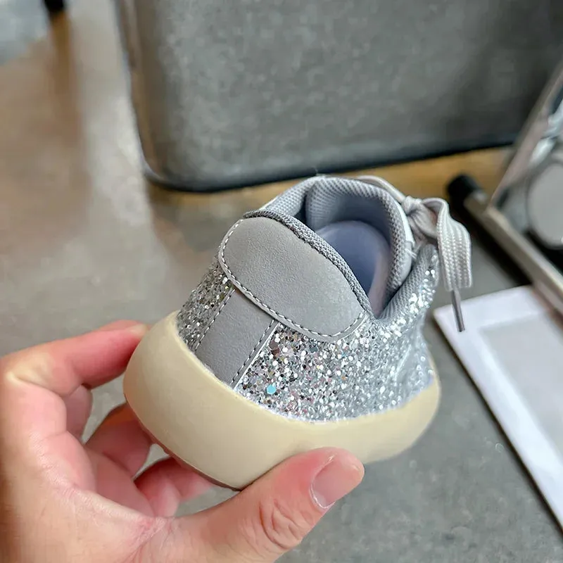 StarSequin Kids Lace-Up Running Sneakers