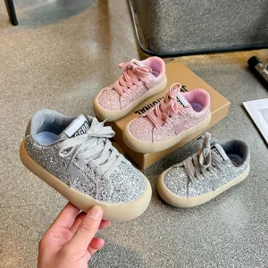StarSequin Kids Lace-Up Running Sneakers