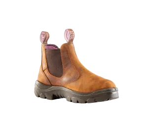 Steel Blue Women's Hobart Ladies 6" Steel Toe WP Work Boot- Brown - 812891
