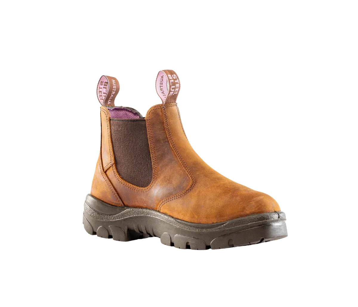 Steel Blue Women's Hobart Ladies 6" Steel Toe WP Work Boot- Brown - 812891