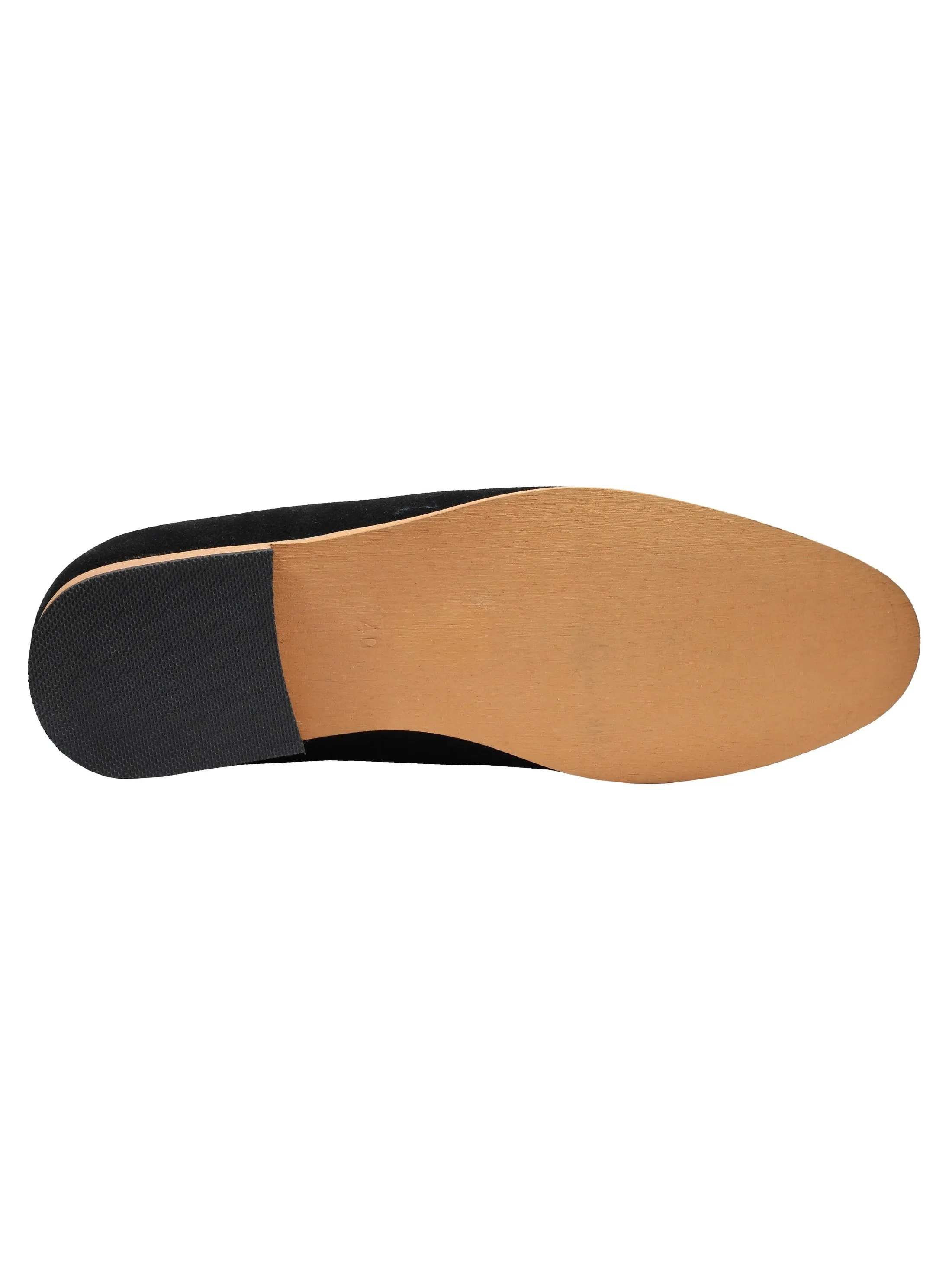 SUEDE PENNY LOAFERS
