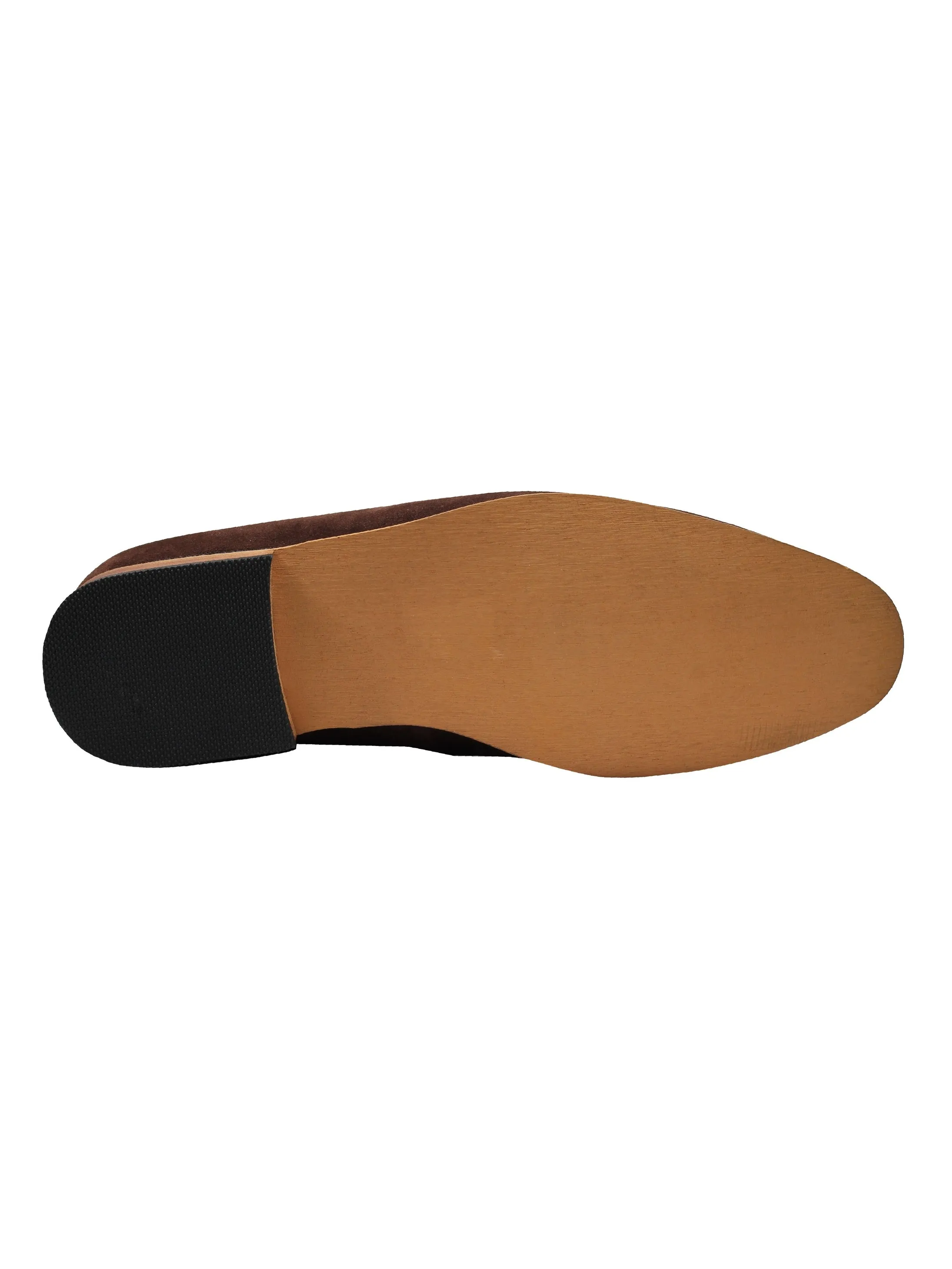 SUEDE PENNY LOAFERS