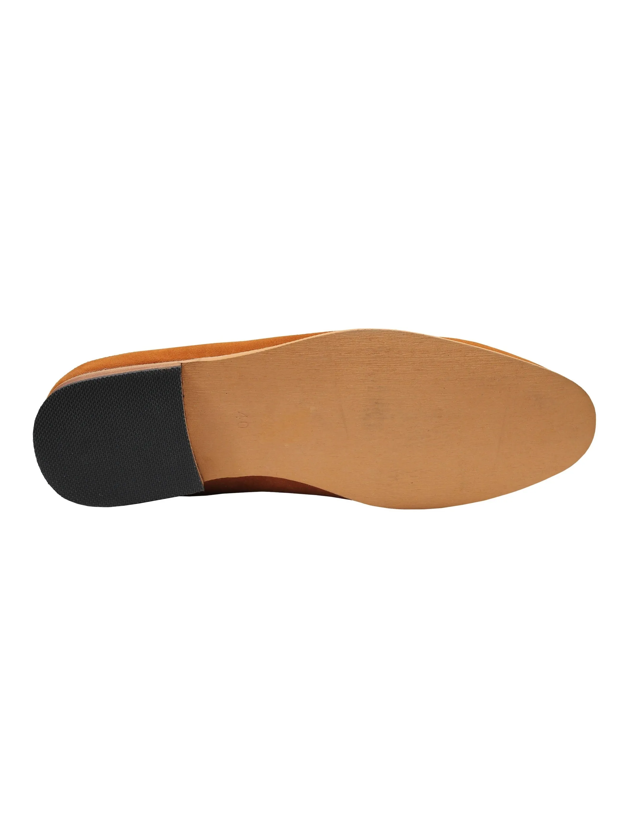 SUEDE PENNY LOAFERS