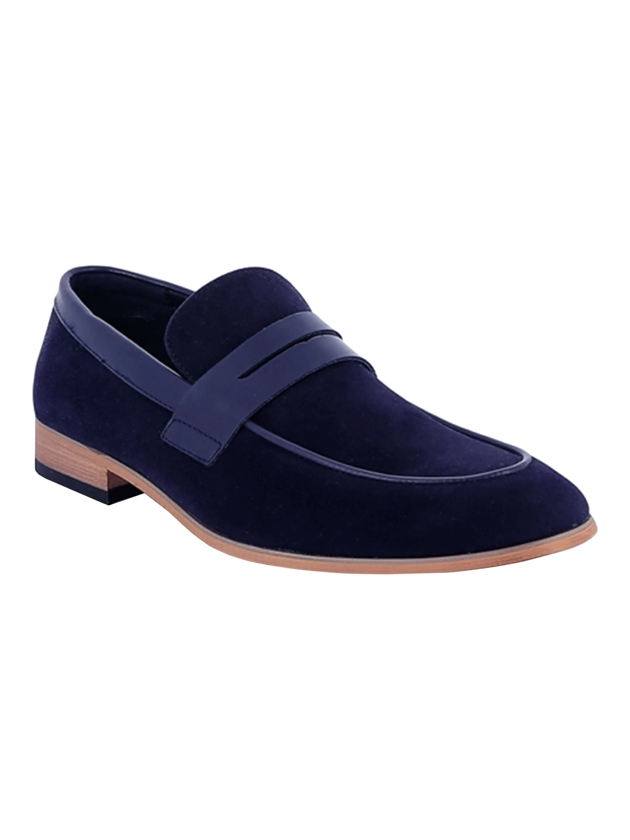 SUEDE PENNY LOAFERS