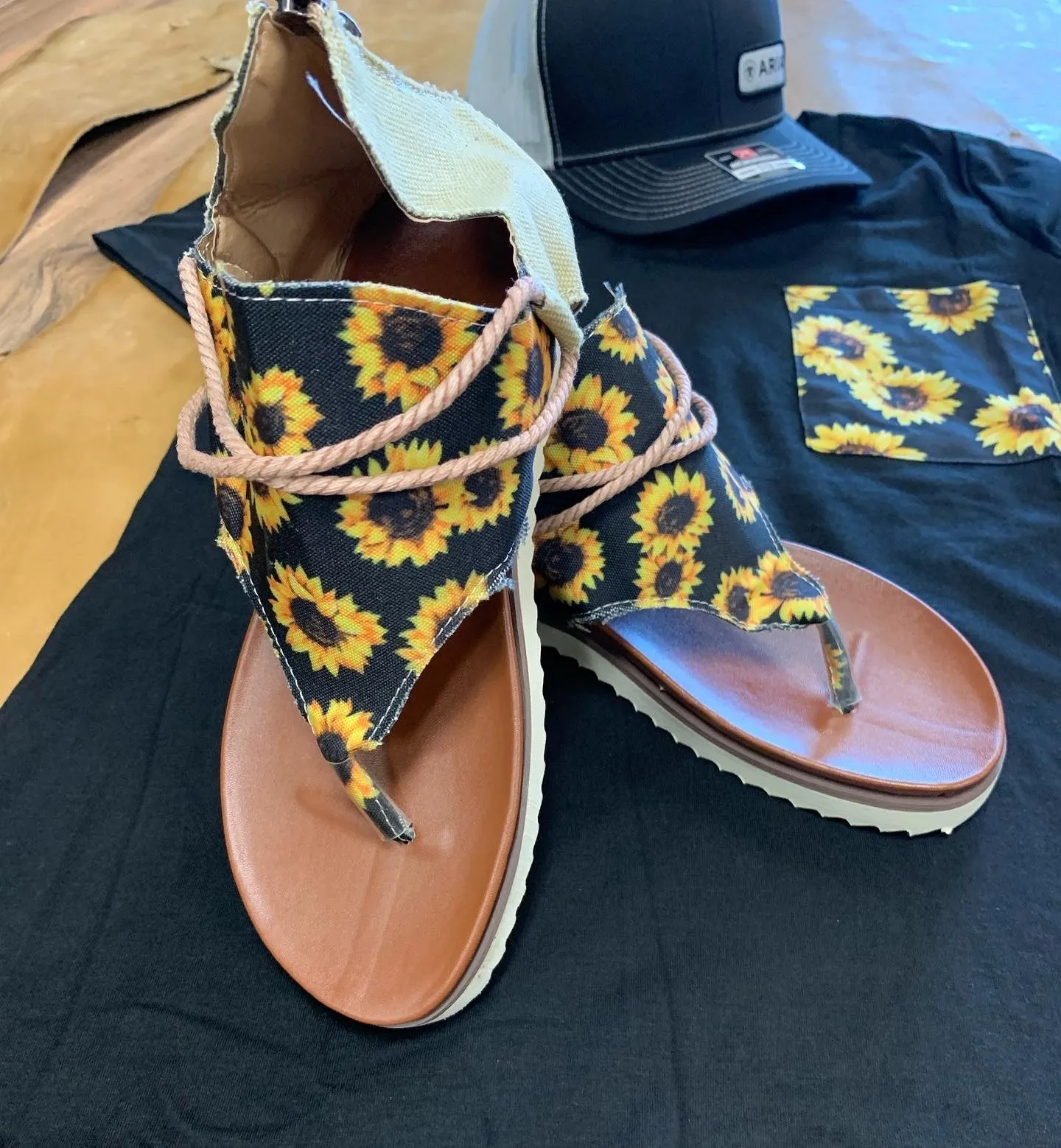 Sunflower Sandals