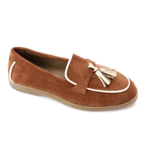 Tassel loafers in Havan suede leather